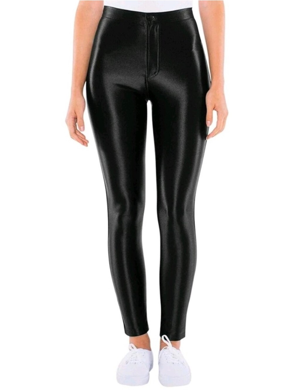 American Apparel Black Disco Pants